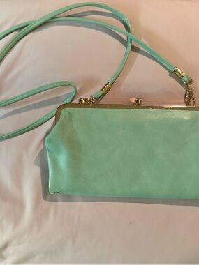 Mint Green Crossbody Clutch Bag - Unbranded